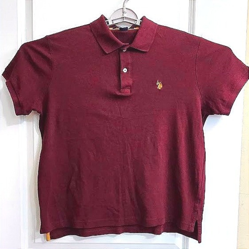 U.S. Polo Assn. Men's Maroon Polo Shirt - Picture 2 of 7